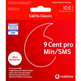 Vodafone CallYa Classic Prepaid